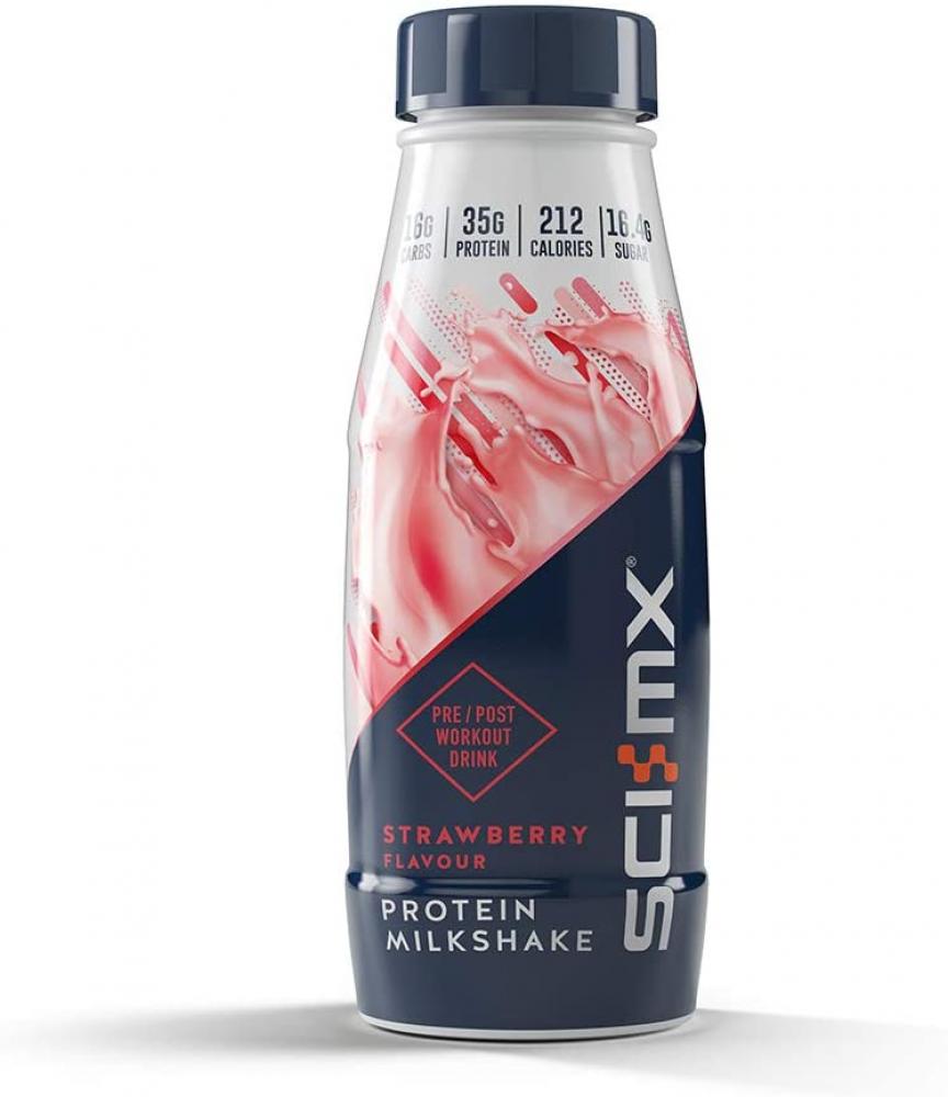 SCI-MX Nutrition Protein Shake Ready to Drink Strawberry 500ml RRP 3 CLEARANCE XL 1.99